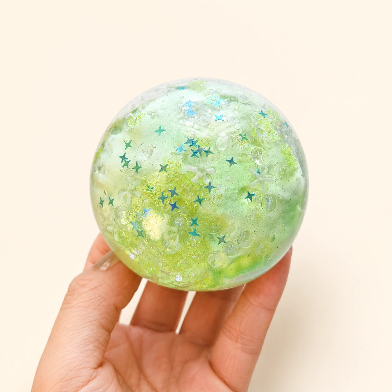 Mint Stardust Glacier Sensory Ball