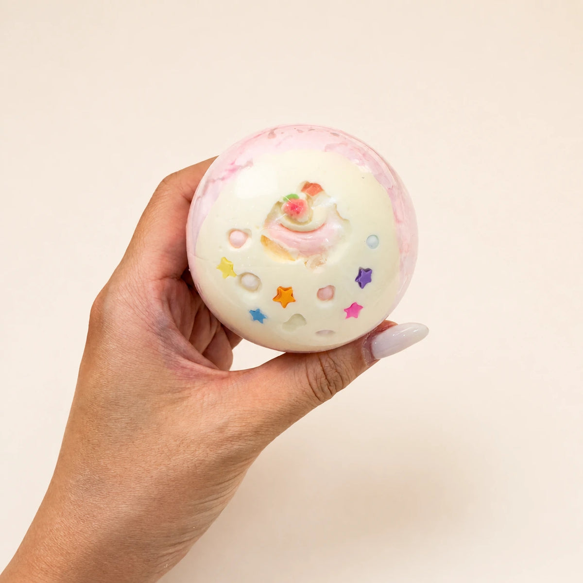 Strawberry Mini Cake Crunch Ball
