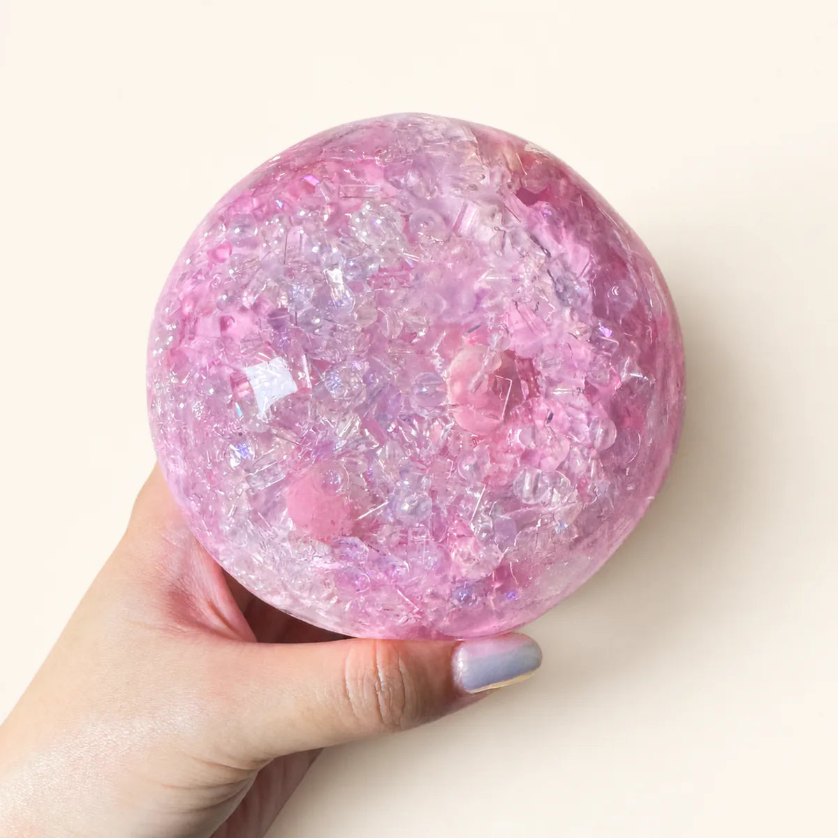 Peach Jumbo Dual-Texture Sensory Ball