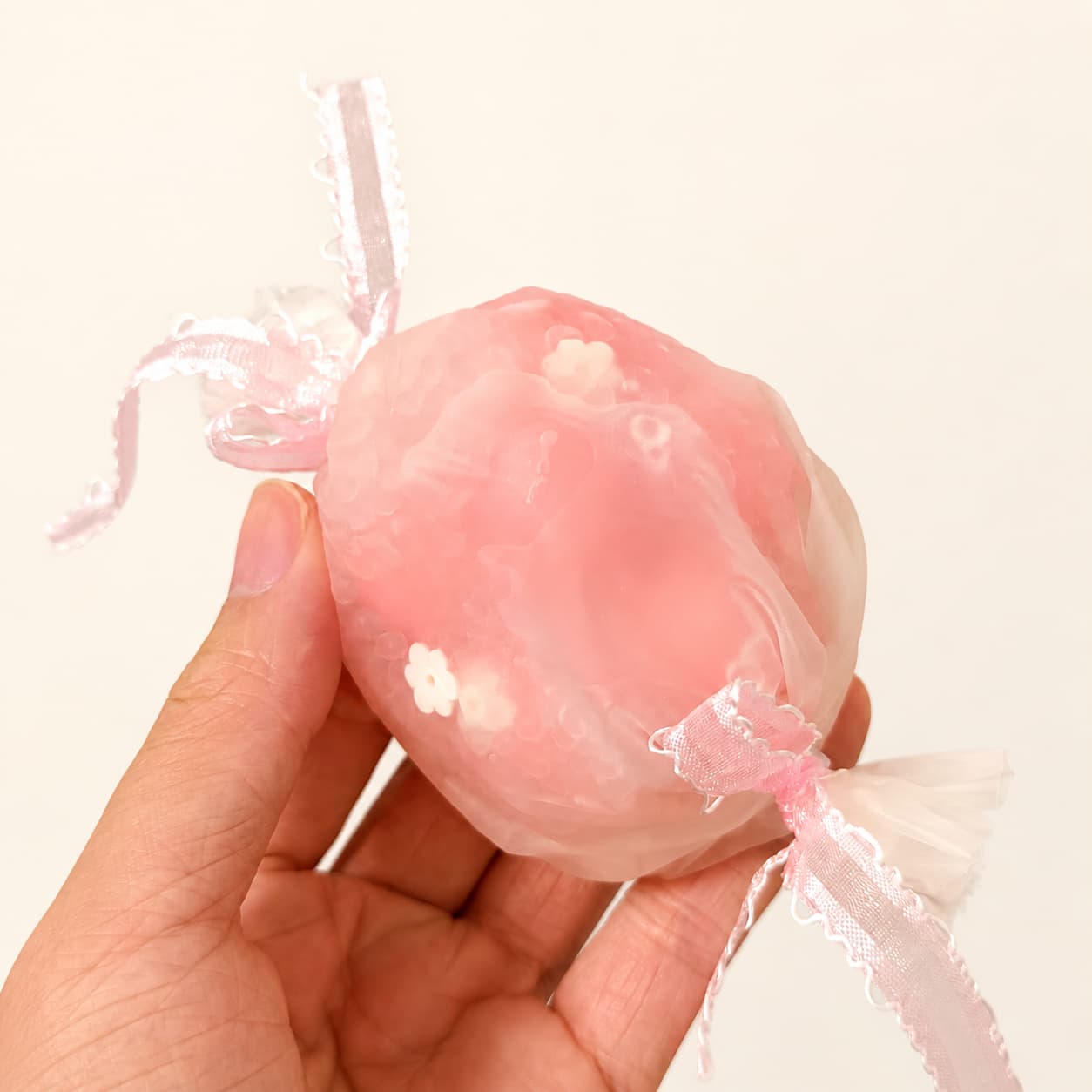 핑크 모찌 크런치 캔디 가방