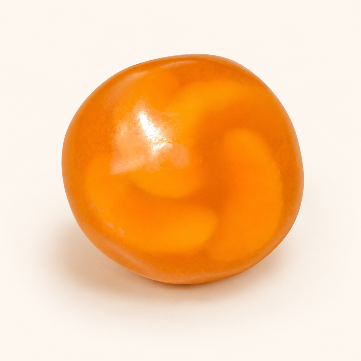 Orange Sherbet Ball sensory stress ball by ZENGUE