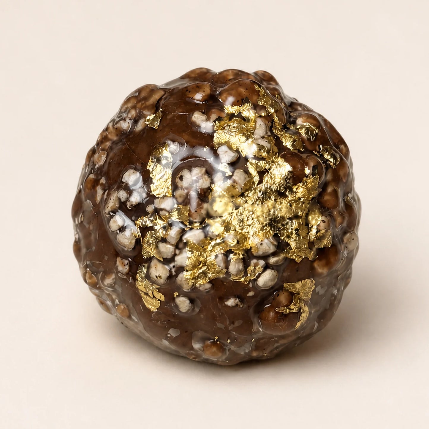 Golden Cocoa Crackle Core Sensory Ball