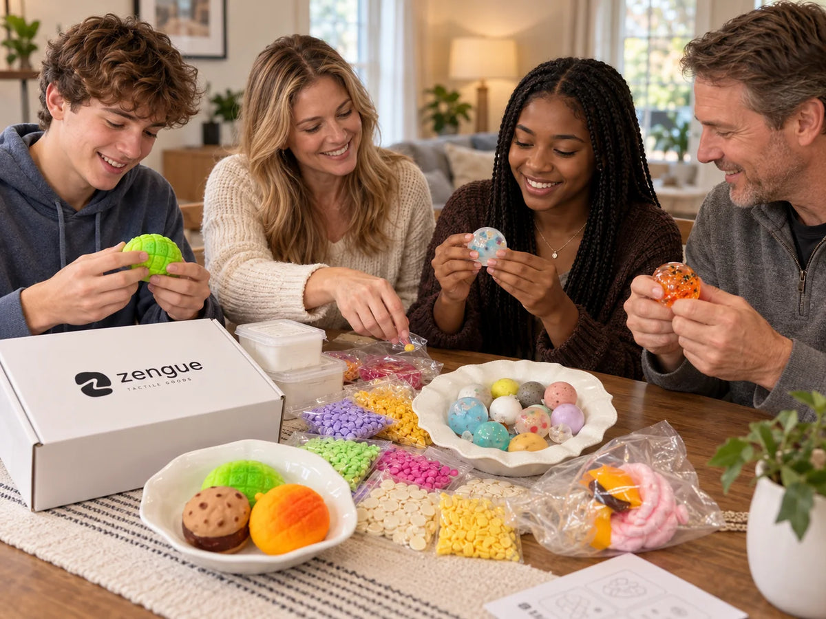 Sharing a creative afternoon with ZENGUE DIY materials and sensory balls